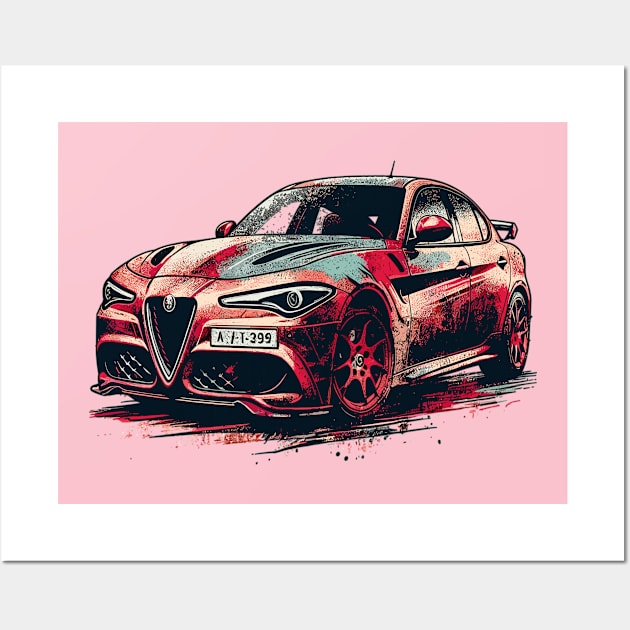 Alfa Romeo Giulia Wall Art by Vehicles-Art